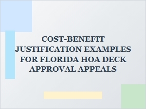 Hoa Deck Approval: Cost-Benefit Justification