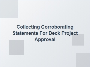 Secure Support From Your Neighbors for Your Deck