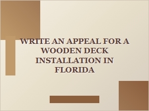Florida Deck Permit Appeal Guide